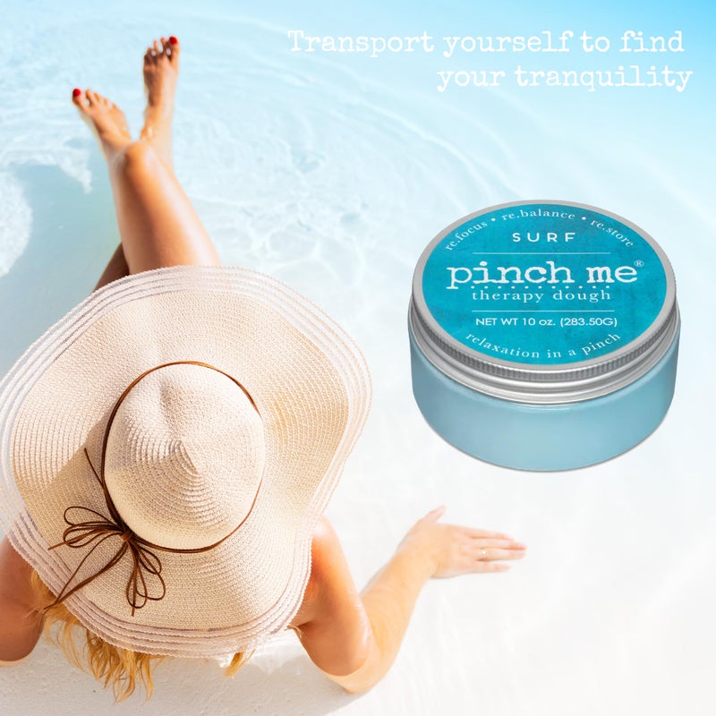 Pinch Me Therapy Dough - Holistic Aromatherapy Stress Relieving Putty - 10 Ounce Surf Scent - Image 2